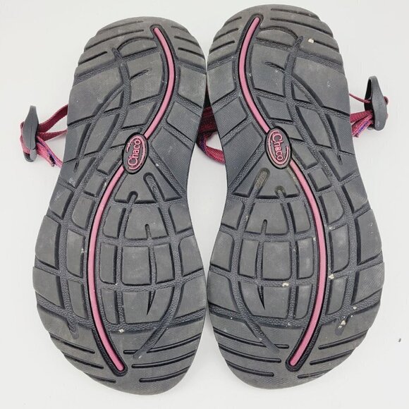 Chaco Z Cloud 2 Berry Anemone Sandals Size 7 Hiking Water Shoes Women Pink Blue - Picture 5 of 10